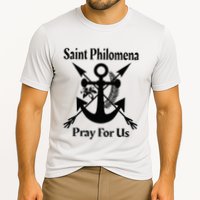 Saint Philomena Catholic St Anchor Image Lily Arrows Performance Shirt