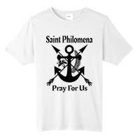 Saint Philomena Catholic St Anchor Image Lily Arrows Tall Fusion ChromaSoft Performance T-Shirt