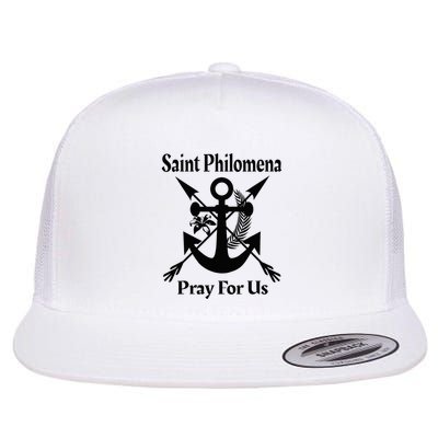 Saint Philomena Catholic St Anchor Image Lily Arrows Flatbill Hat