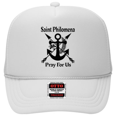 Saint Philomena Catholic St Anchor Image Lily Arrows Trucker Hat