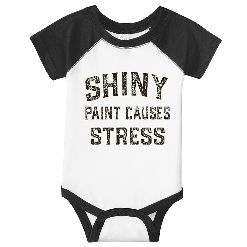 Shiny Paint Causes Stress Rat Rod Rules Automotive Infant Baby Jersey Bodysuit