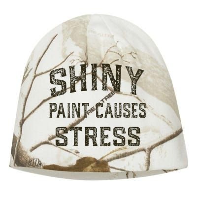 Shiny Paint Causes Stress Rat Rod Rules Automotive Kati - Camo Knit Beanie