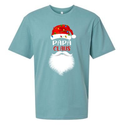 Santa Papa Claus Ugly Christmas Family Matching Pajama Great Gift Sueded Cloud Jersey T-Shirt