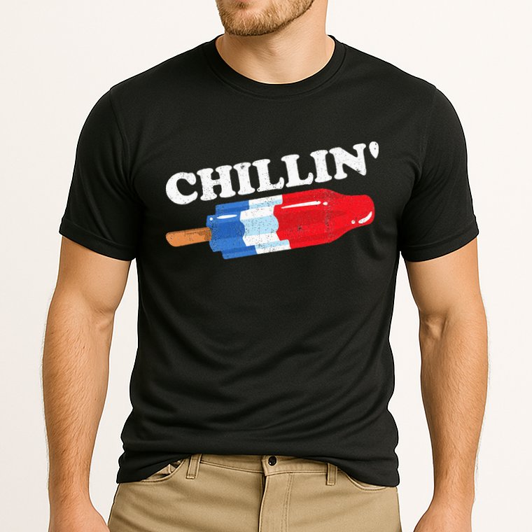 Summer Popsicle Chillin Funny Bomb Retro 80s Pop Gift Performance Shirt