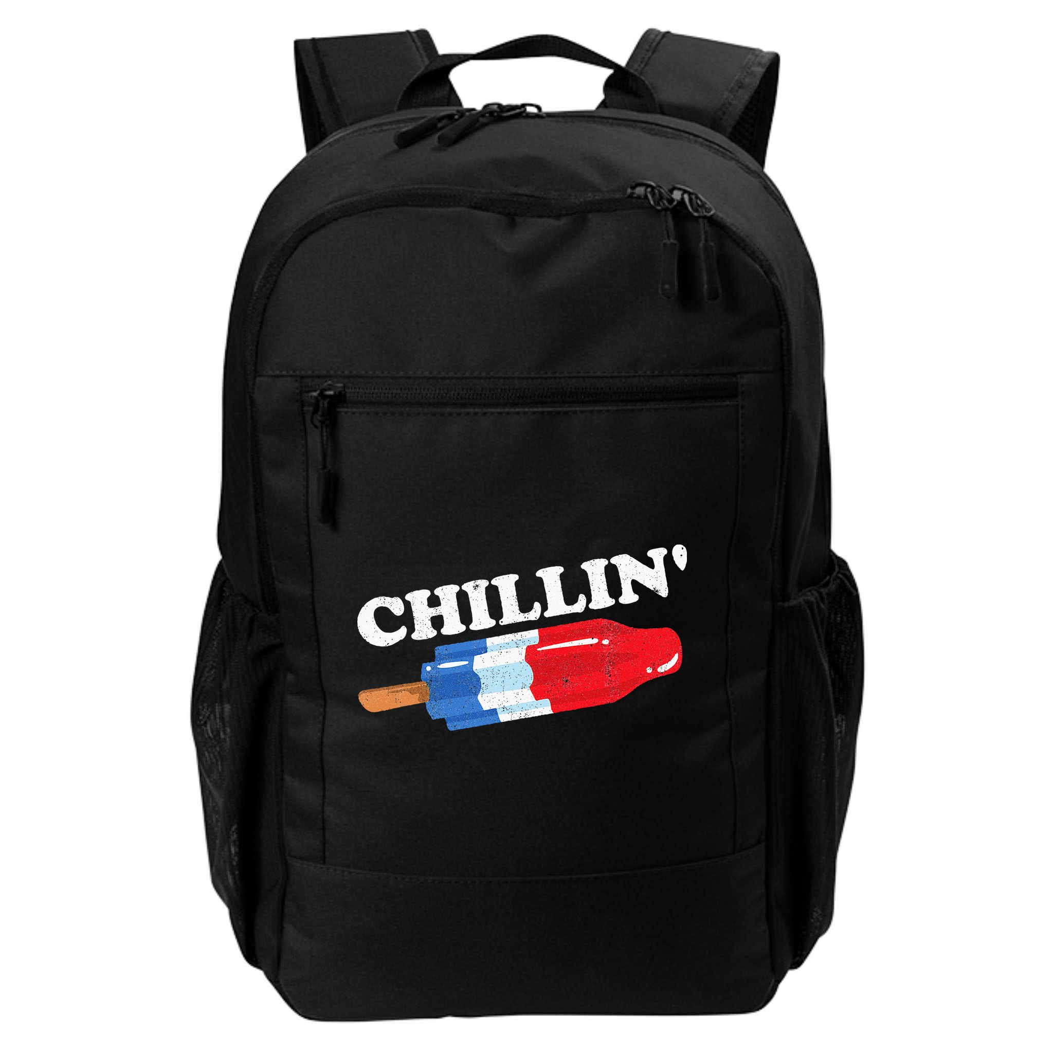 Summer Popsicle Chillin Funny Bomb Retro 80s Pop Gift Backpack
