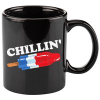 Summer Popsicle Chillin Funny Bomb Retro 80s Pop Gift 11oz C Handle Ceramic Mug