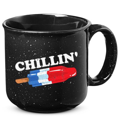 Summer Popsicle Chillin Funny Bomb Retro 80s Pop Gift 15oz Campfire Ceramic Mug