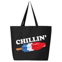 Summer Popsicle Chillin Funny Bomb Retro 80s Pop Gift 25L Jumbo Tote