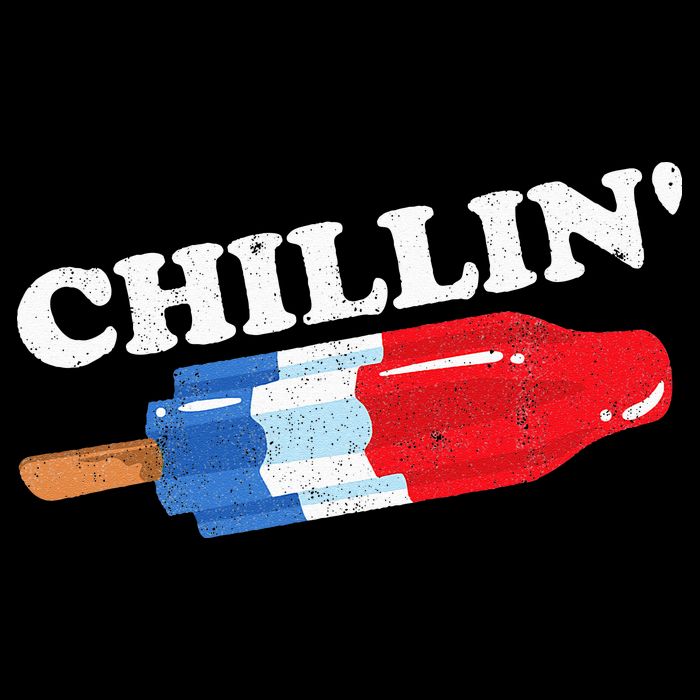 Summer Popsicle Chillin Funny Bomb Retro 80s Pop Gift Cropped Pullover Crew