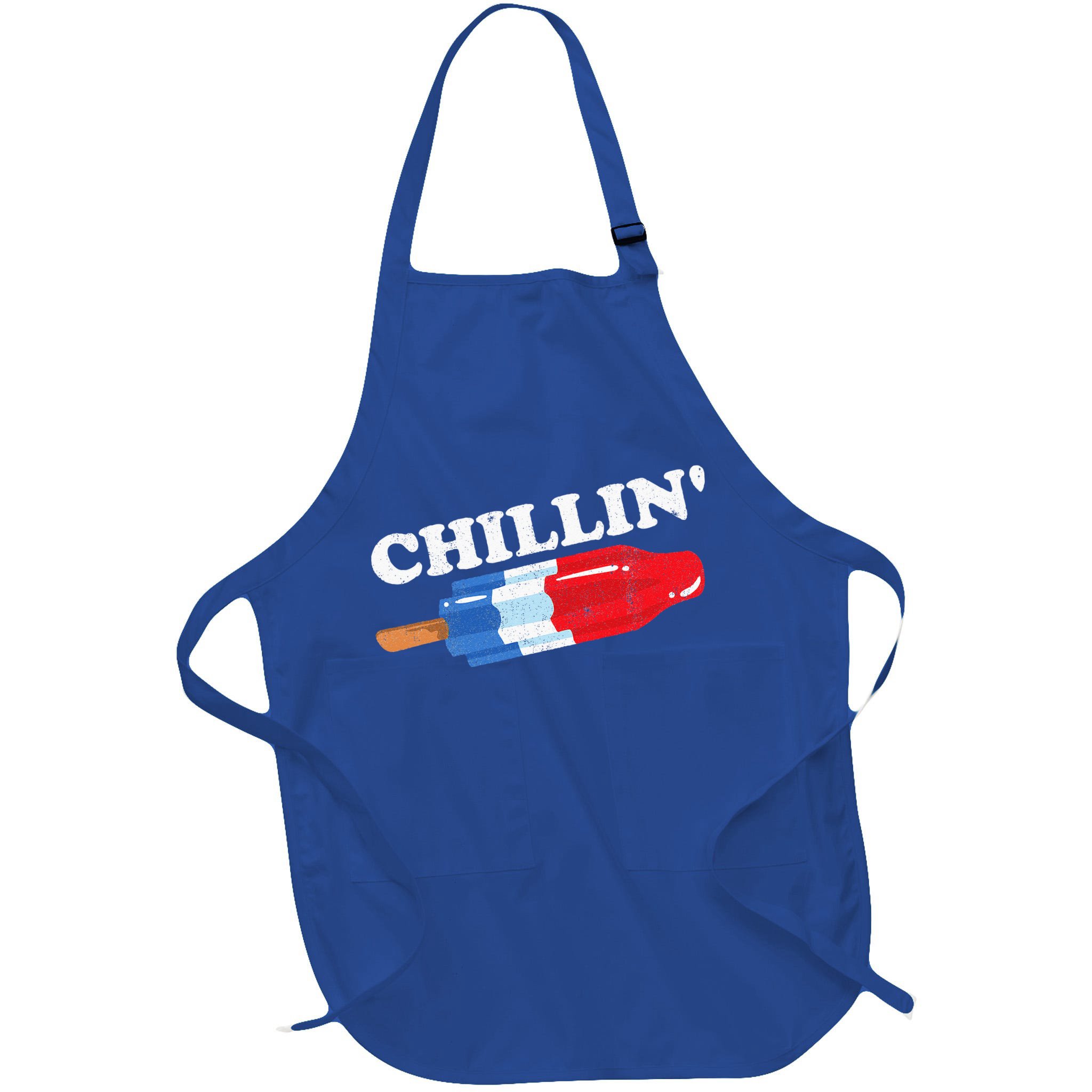 Summer Popsicle Chillin Funny Bomb Retro 80s Pop Gift Apron