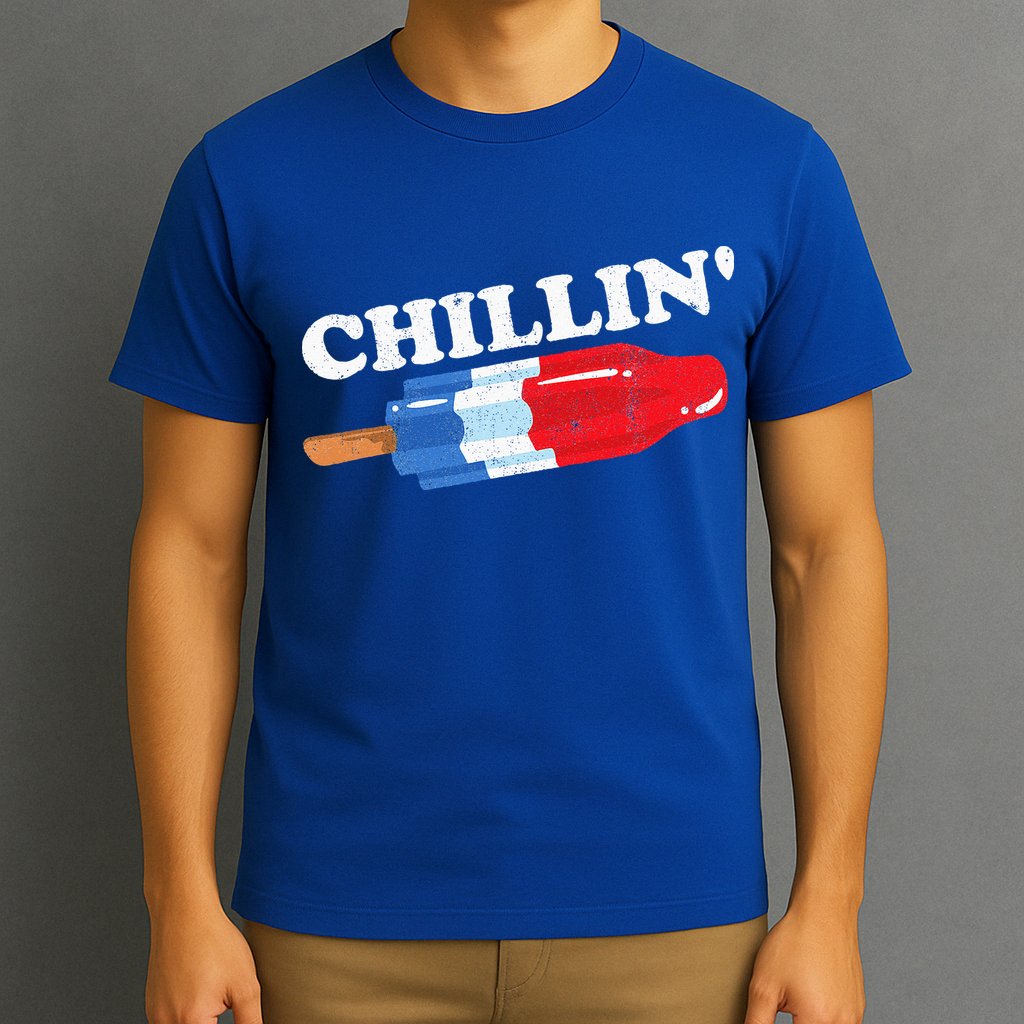 Summer Popsicle Chillin Funny Bomb Retro 80s Pop Gift T-Shirt