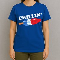 Summer Popsicle Chillin Funny Bomb Retro 80s Pop Gift T-Shirt