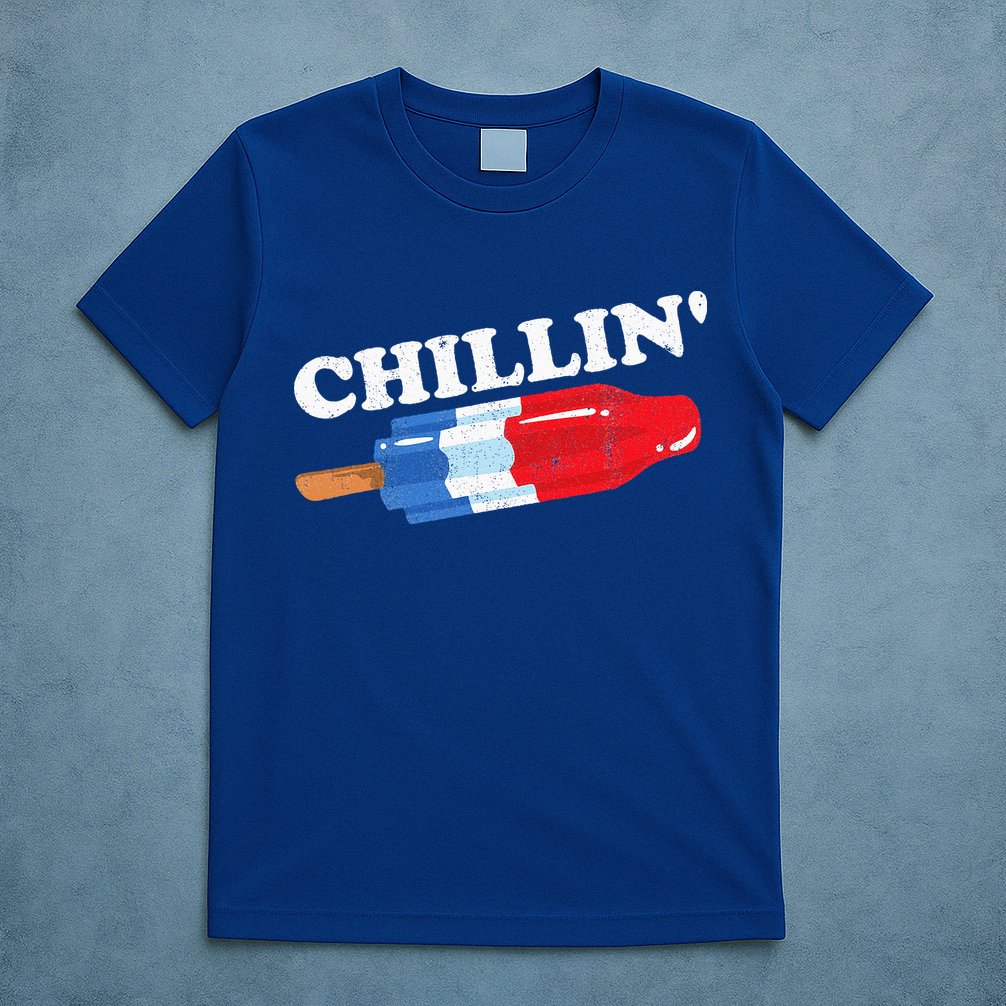 Summer Popsicle Chillin Funny Bomb Retro 80s Pop Gift T-Shirt