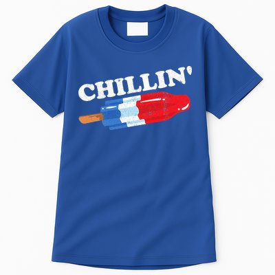 Summer Popsicle Chillin Funny Bomb Retro 80s Pop Gift Tall T-Shirt