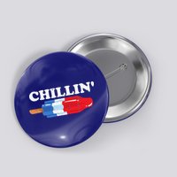 Summer Popsicle Chillin Funny Bomb Retro 80s Pop Gift Button