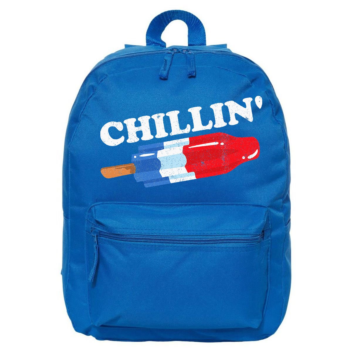 Summer Popsicle Chillin Funny Bomb Retro 80s Pop Gift 16 in Basic Backpack
