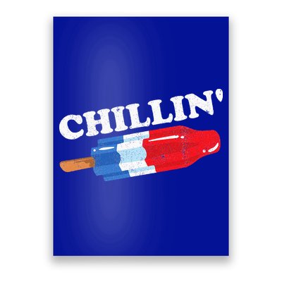 Summer Popsicle Chillin Funny Bomb Retro 80s Pop Gift Poster