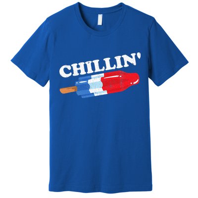 Summer Popsicle Chillin Funny Bomb Retro 80s Pop Gift Premium T-Shirt