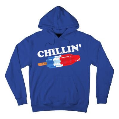 Summer Popsicle Chillin Funny Bomb Retro 80s Pop Gift Tall Hoodie