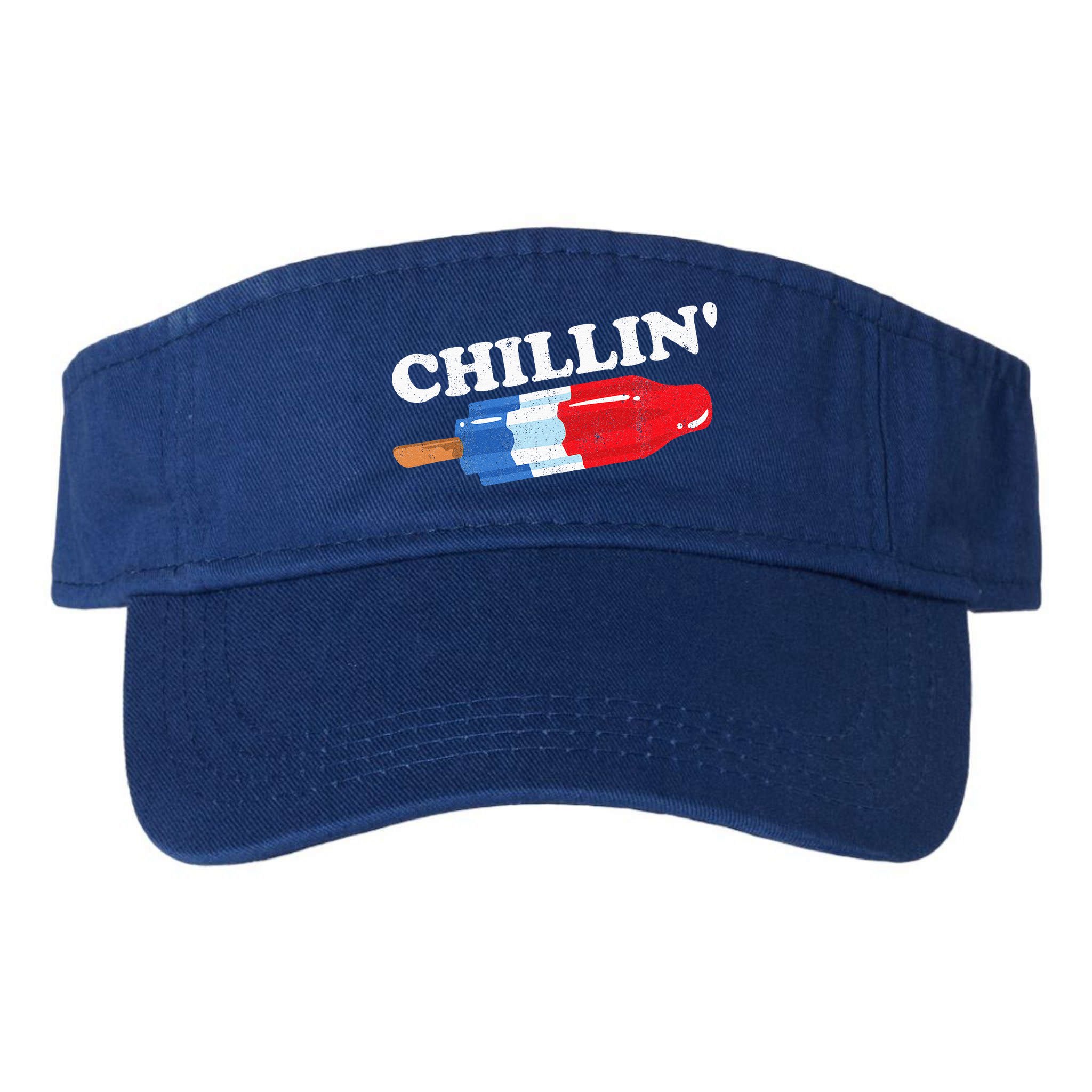 Summer Popsicle Chillin Funny Bomb Retro 80s Pop Gift Visor