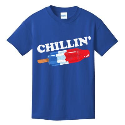 Summer Popsicle Chillin Funny Bomb Retro 80s Pop Gift Kids T-Shirt