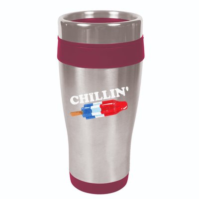 Summer Popsicle Chillin Funny Bomb Retro 80s Pop Gift 16oz Travel Tumbler