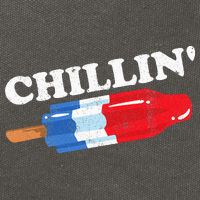 Summer Popsicle Chillin Funny Bomb Retro 80s Pop Gift Cotton Canvas Backpack