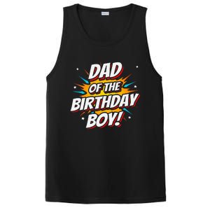 Superhero Party Comics Birthday Dad Of Birthday PosiCharge Competitor Tank