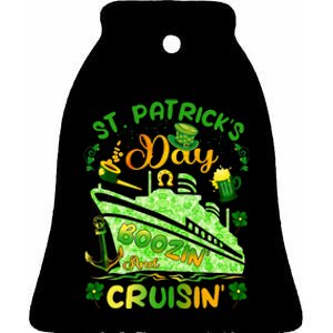 St Patrick's Cruising and Boozing Group Matching Drinking Ceramic Bell Ornament