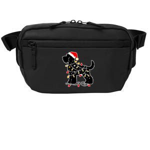 Santa Puppy Christmas Lights Crossbody Pack