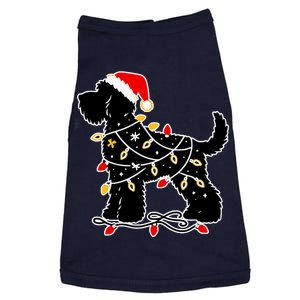 Santa Puppy Christmas Lights Doggie Tank