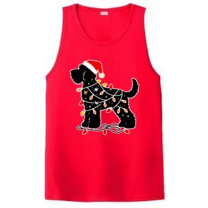 Santa Puppy Christmas Lights PosiCharge Competitor Tank