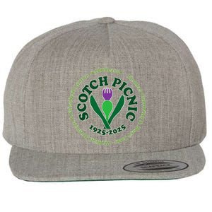 Scotch Picnic Clear Backgound Wool Snapback Cap