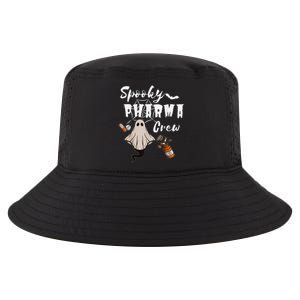 Spooky Pharma Crew Ghost Halloween Pharmacist Pharmacology Cool Comfort Performance Bucket Hat