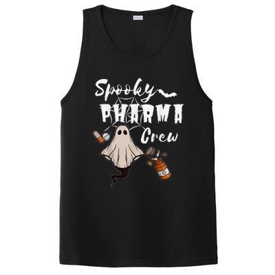 Spooky Pharma Crew Ghost Halloween Pharmacist Pharmacology PosiCharge Competitor Tank