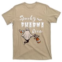 Spooky Pharma Crew Ghost Halloween Pharmacist Pharmacology T-Shirt