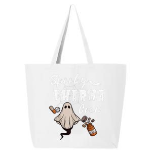 Spooky Pharma Crew Ghost Halloween Pharmacist Pharmacology 25L Jumbo Tote