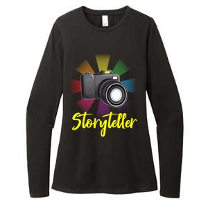 Storyteller Photographer Camera Photographing Funny Gift Womens CVC Long Sleeve Shirt