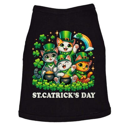 St Patricks Catricks Day Cats Saint Pattys Doggie Tank