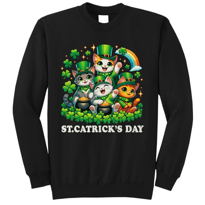 St Patricks Catricks Day Cats Saint Pattys Sweatshirt