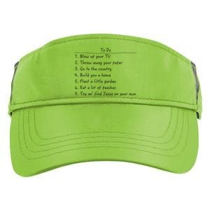 Spanish Pipedream Checklist Funny Gift Adult Drive Performance Visor