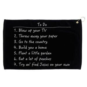 Spanish Pipedream Checklist Funny Gift Grommeted Golf Towel