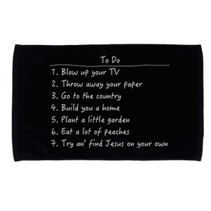 Spanish Pipedream Checklist Funny Gift Microfiber Hand Towel