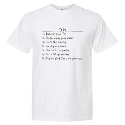 Spanish Pipedream Checklist Funny Gift Garment-Dyed Heavyweight T-Shirt