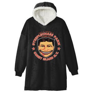 Steeplechase Park Coney Island Amusement Park Hooded Wearable Blanket