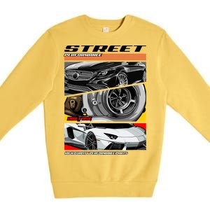 Street Performance Car Turbo Kit Design Premium Crewneck Sweatshirt