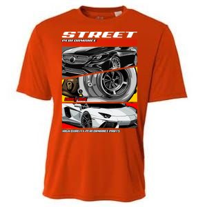 Street Performance Car Turbo Kit Design Cooling Performance Crew T-Shirt