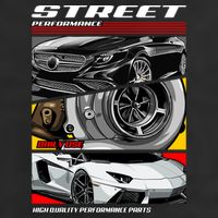 Street Performance Car Turbo Kit Design Cool Comfort Performance Bucket Hat