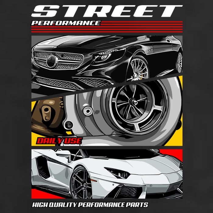 Street Performance Car Turbo Kit Design Cool Comfort Performance Bucket Hat