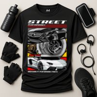 Street Performance Car Turbo Kit Design Performance Shirt